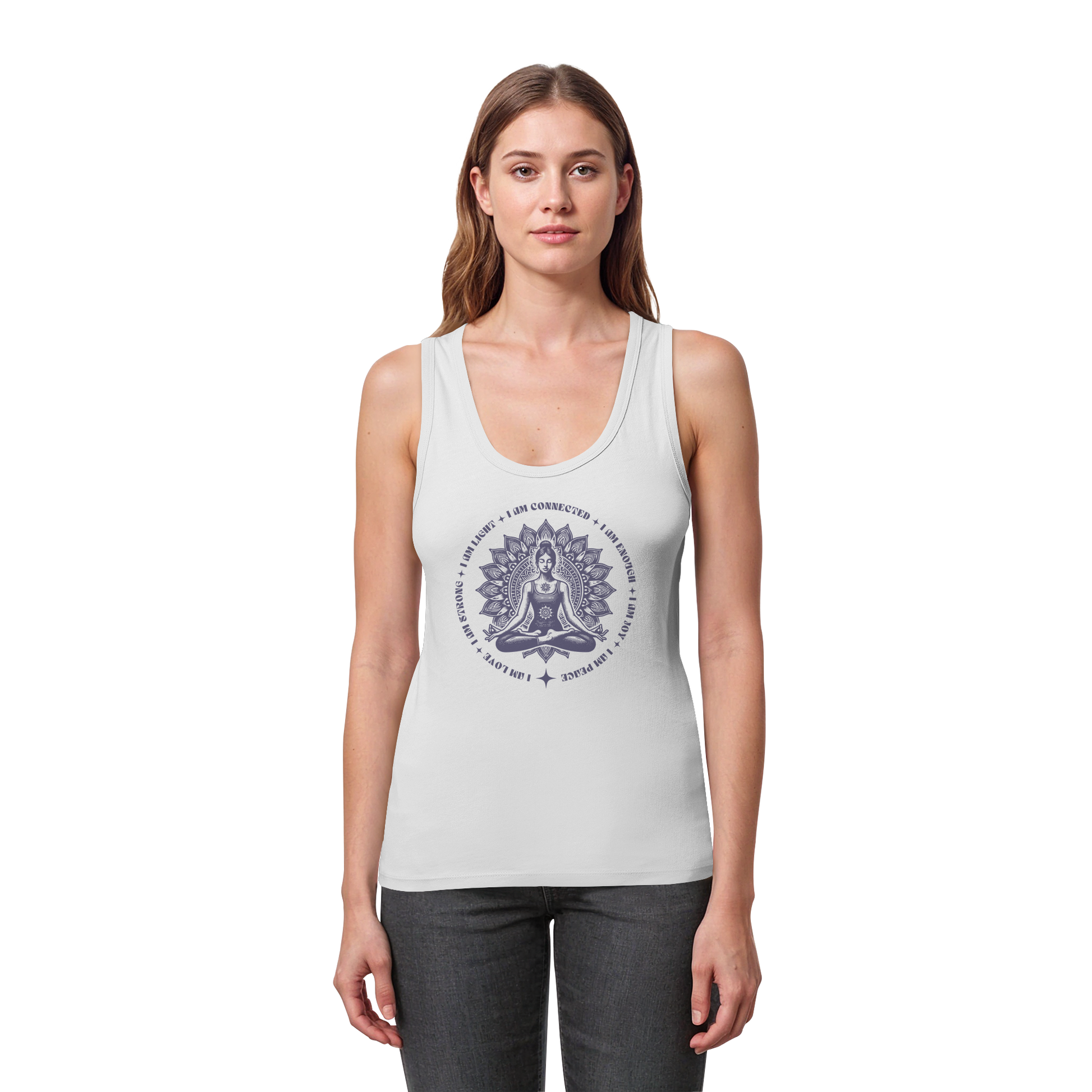 Woman Organic Tank Top "I am"