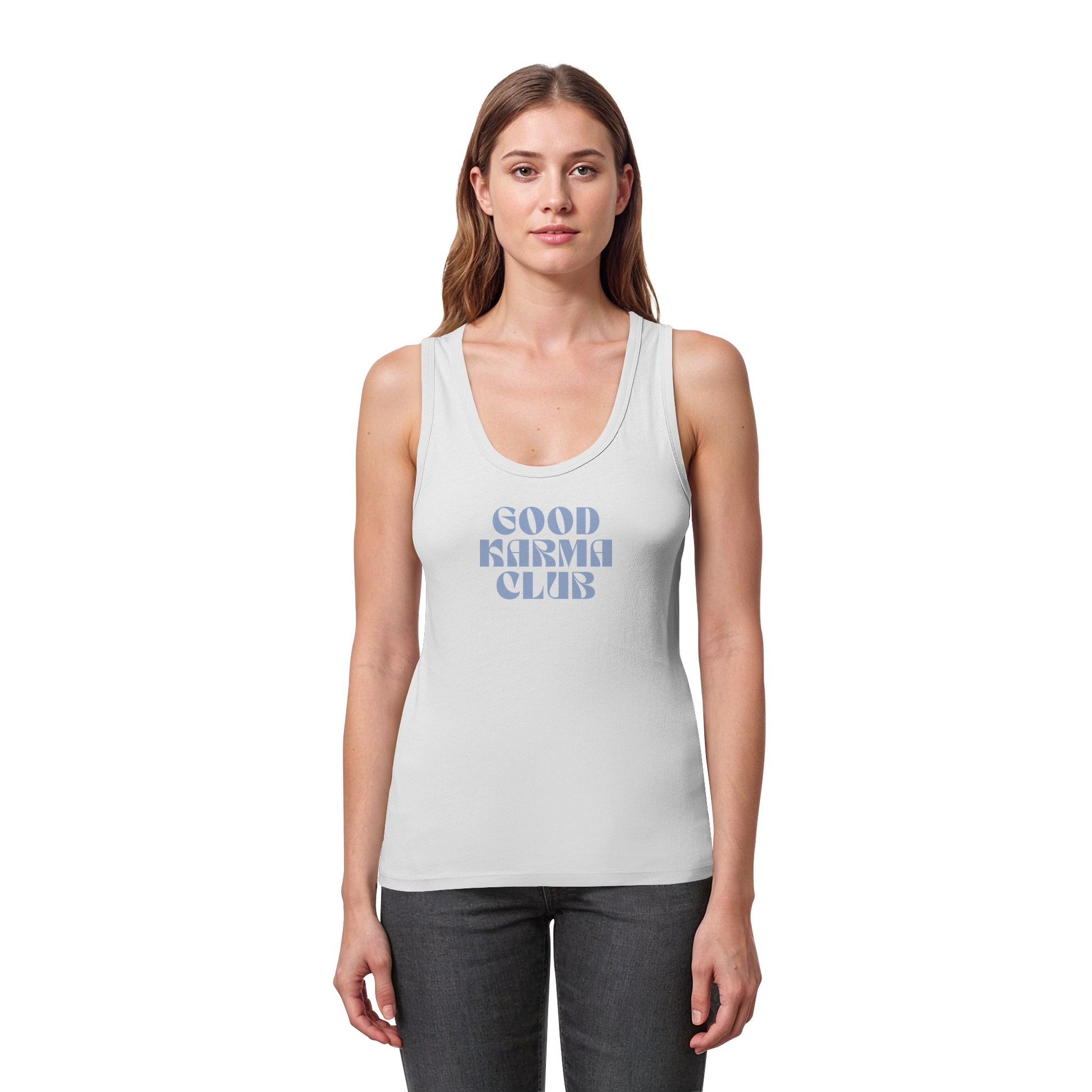 Woman Organic Tank Top "Good Karma Club"