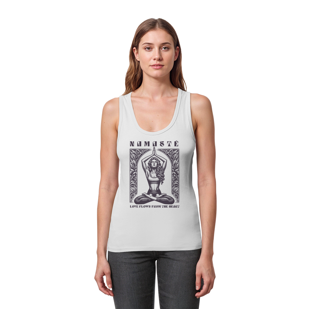 Woman Organic Tank Top "Namaste"