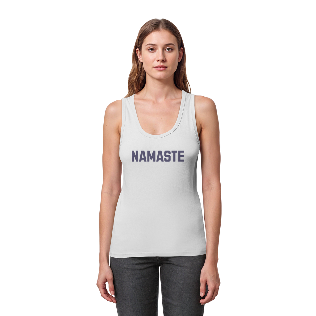 Woman Organic Tank Top "Namaste"