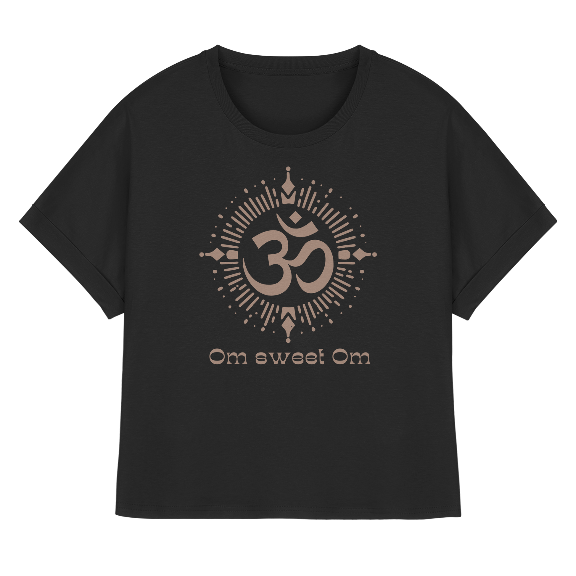 Women Rolled Sleeve Shirt „Om sweet Om"