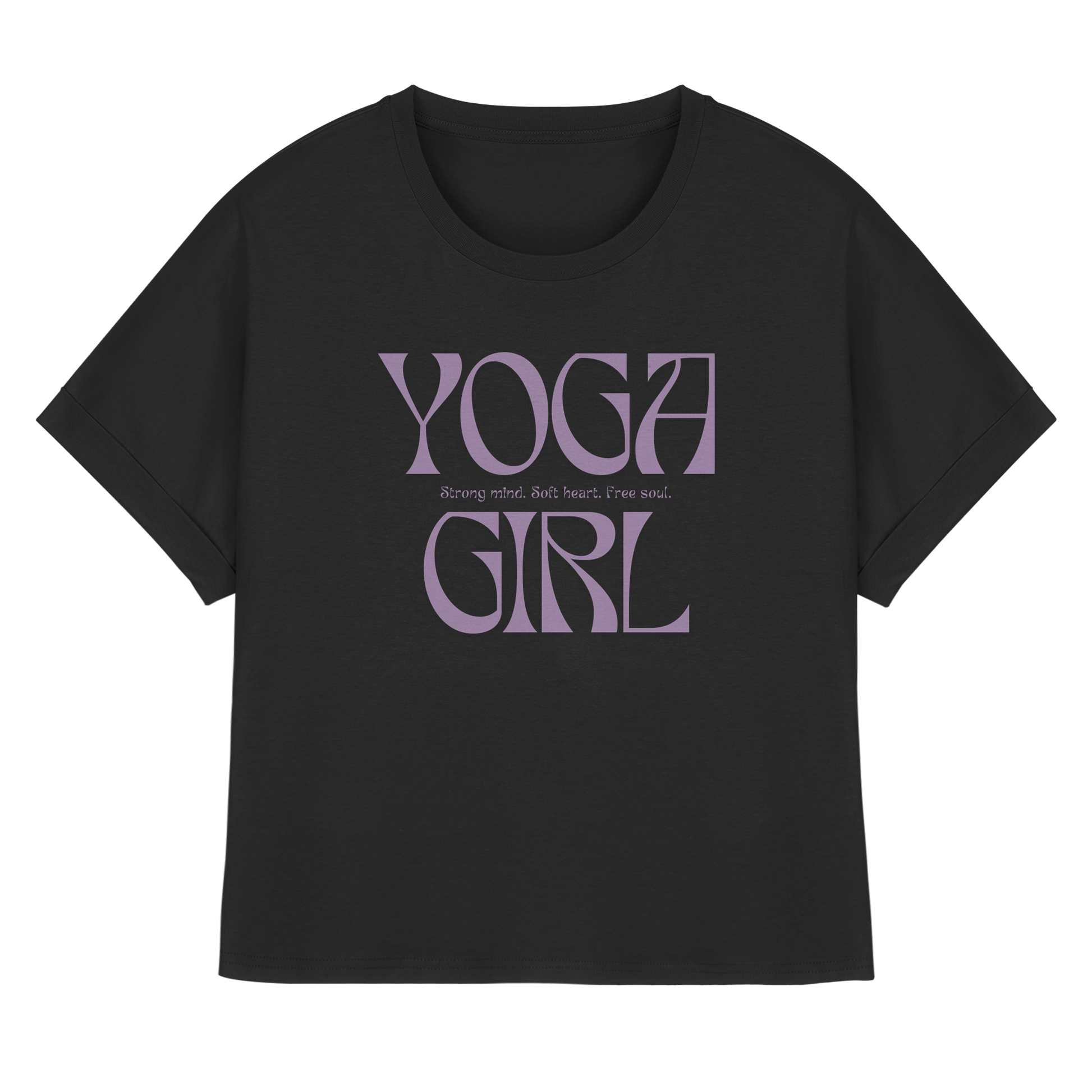 Women Rolled Sleeve Shirt  "Yoga Girl"