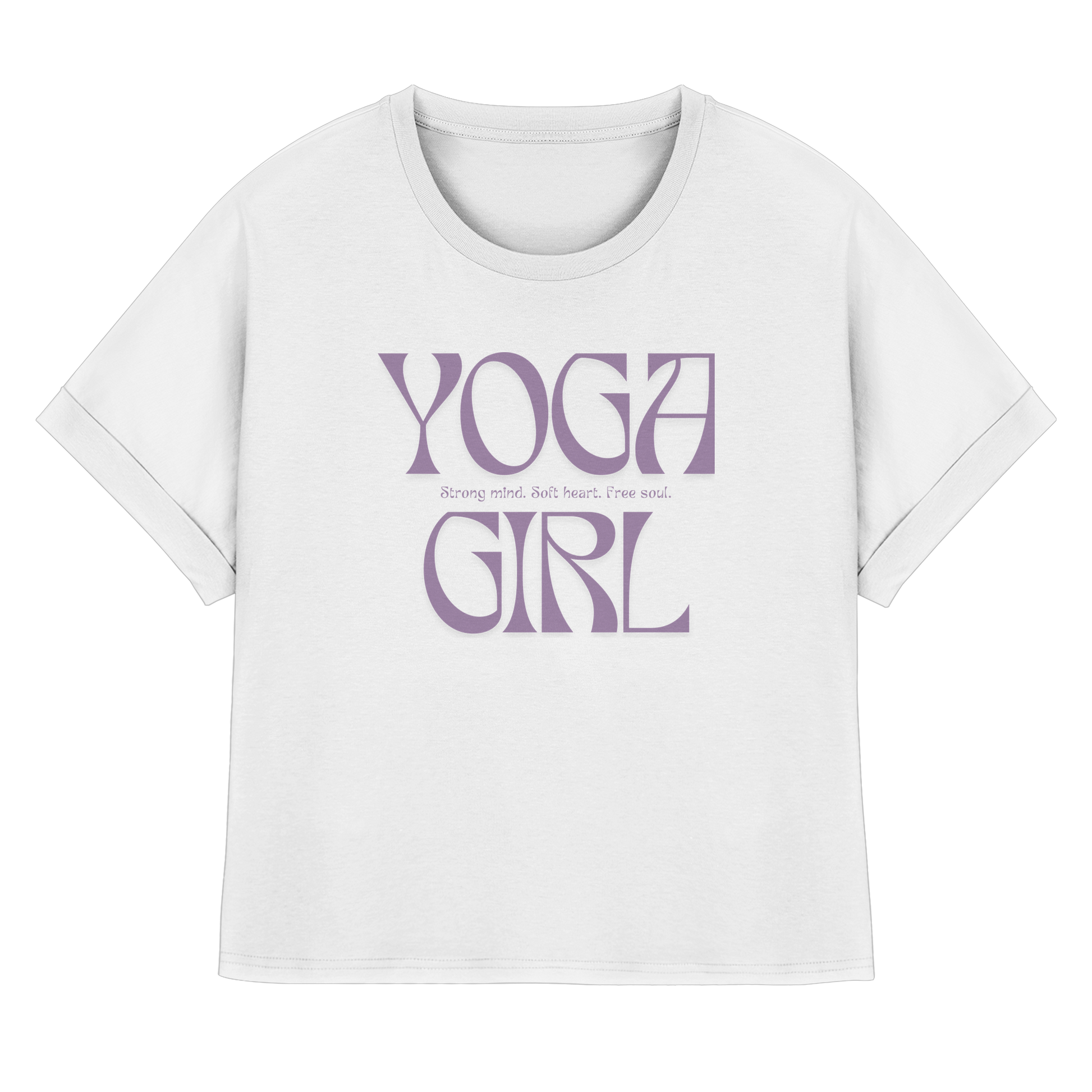 Women Rolled Sleeve Shirt  "Yoga Girl"